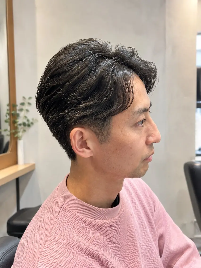 パーマ メンズ マスママナミ VALOR立川店のヘアスタイル