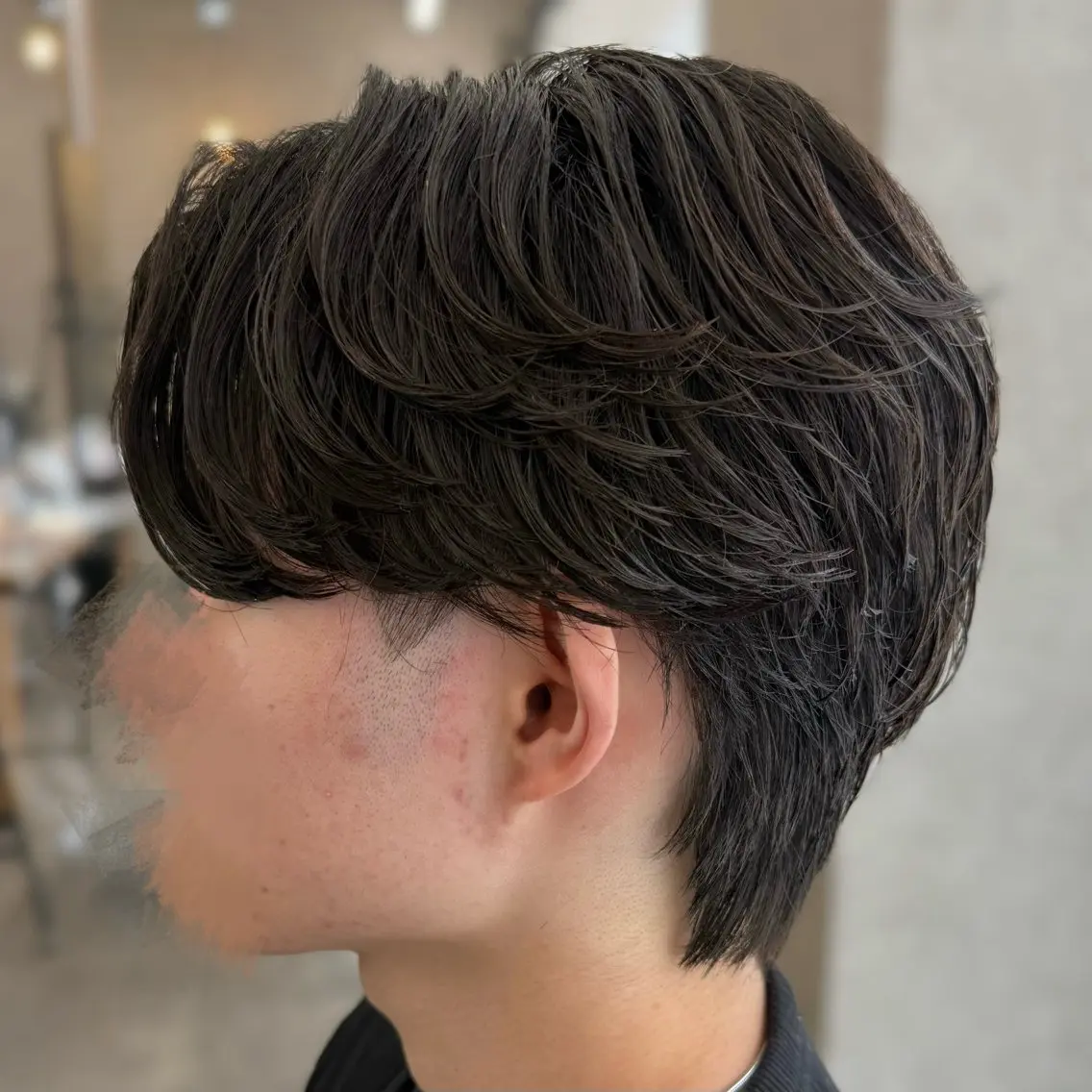 パーマ メンズ センターパート フェザーパーマ メンズパーマ パーマ 楓🍁毛流れ パーマ/無造作パーマのヘアスタイル
