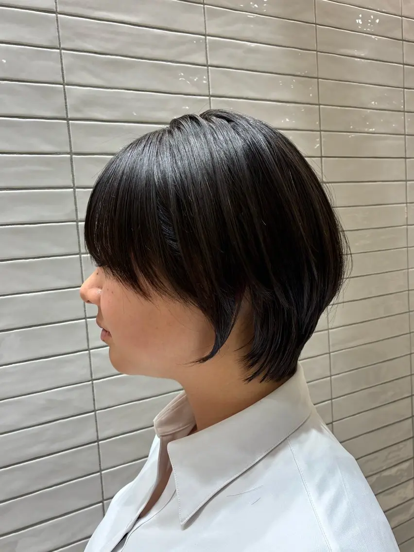 ショート 髪質改善 ショートヘア カット トリートメント 🌿髪質改善/大名/ レイヤー/艶髪🌿のヘアスタイル