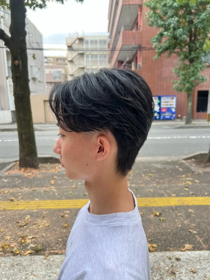 メンズ カット 透明感カラー 🫧ゆうしん/平尾のヘアスタイル