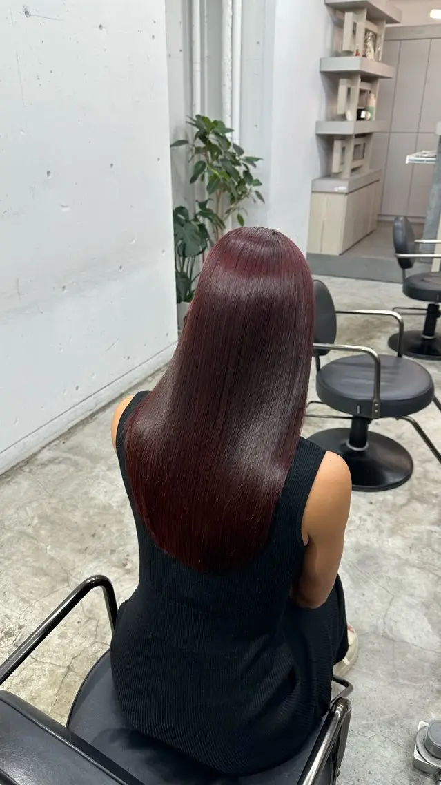 ロング カラー 髪質改善 ゆうご/心斎橋 /カラーモデル募集中のヘアスタイル
