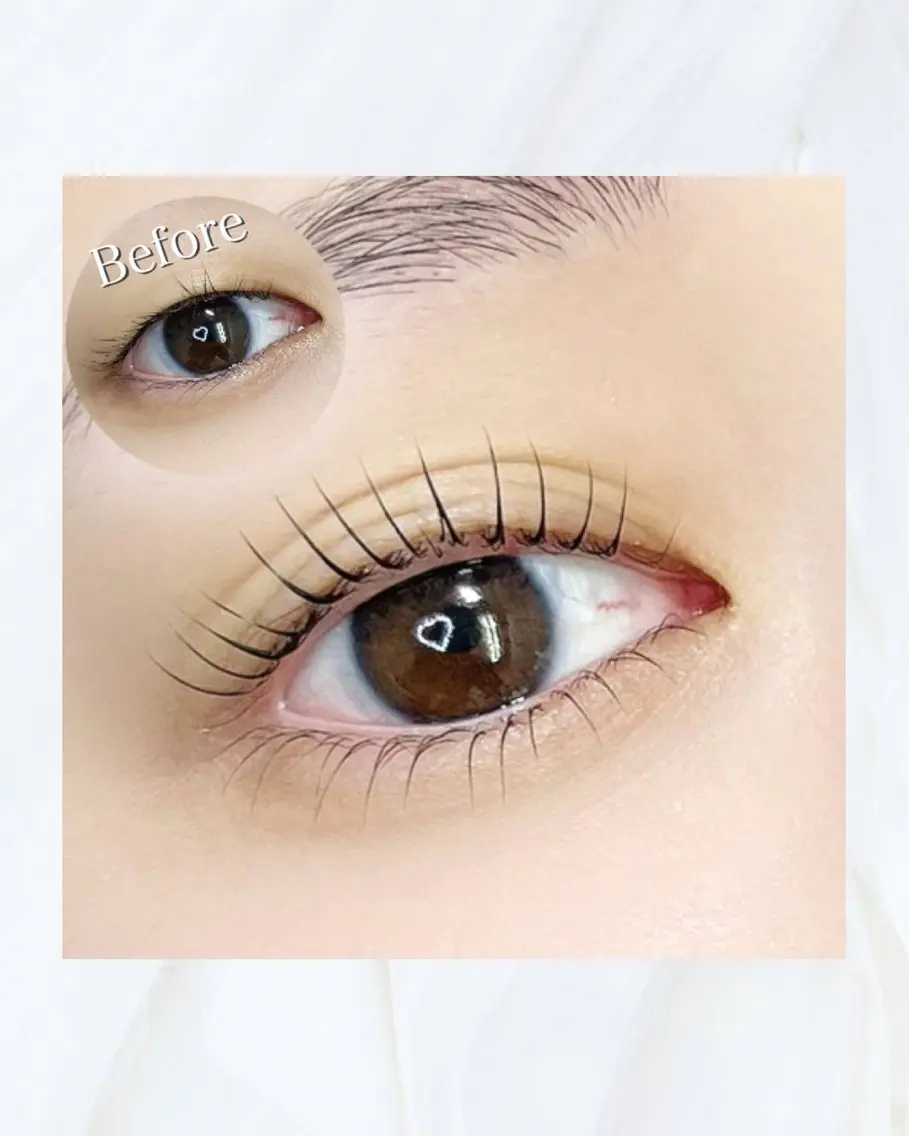 まつ毛パーマ上下の写真