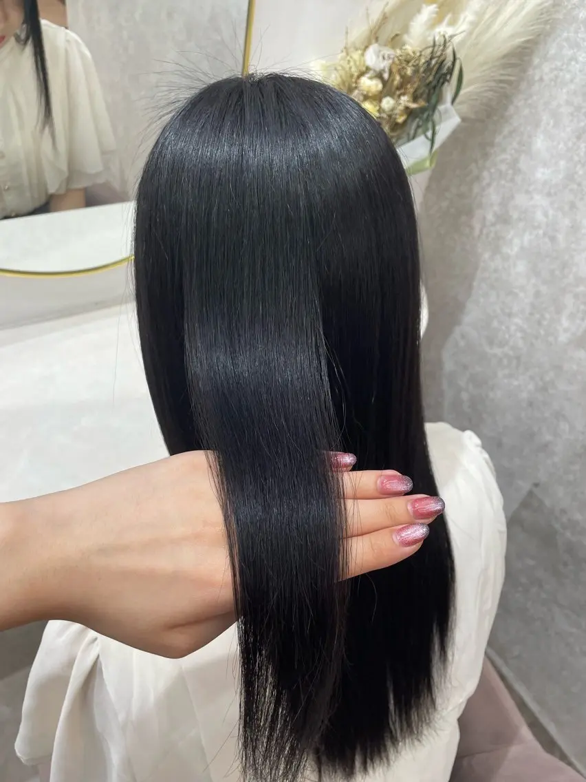 ロング カラー ヘアカラー 縮毛矯正 トリートメント 🍀みちか🍀 lovis💕大宮のヘアスタイル