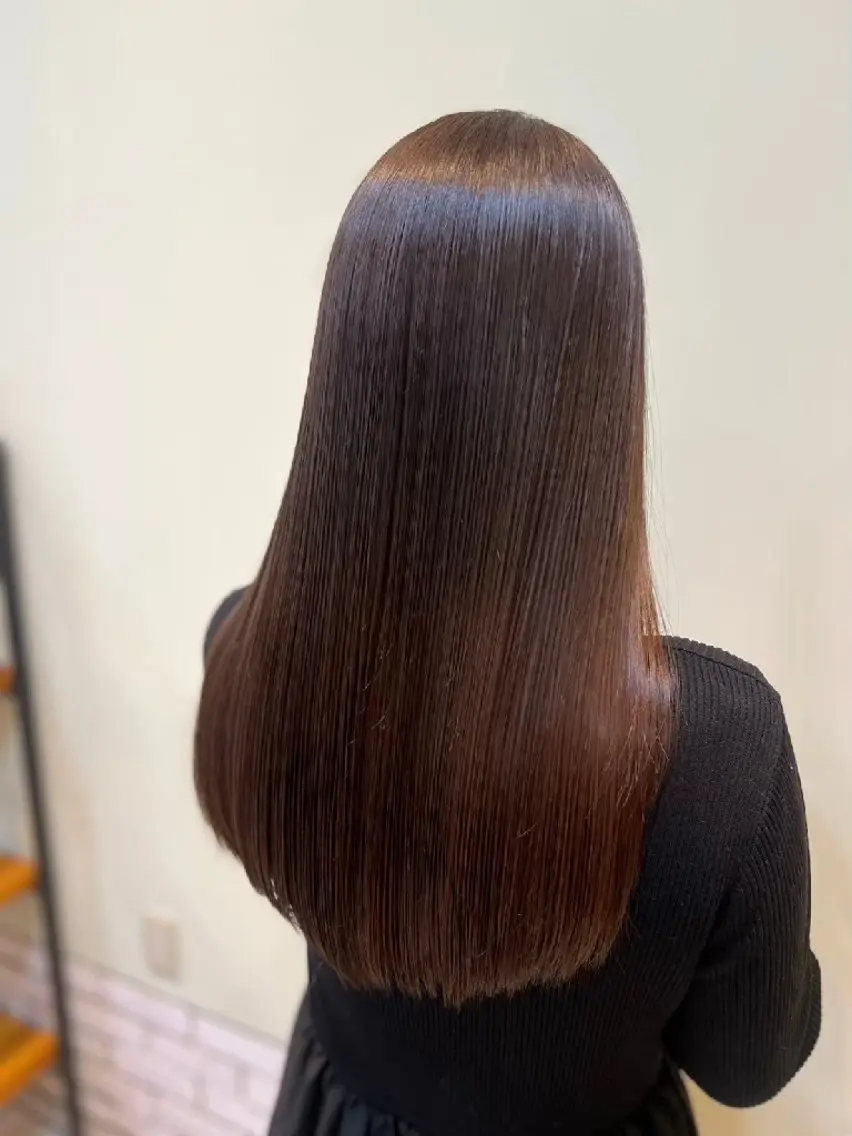 ロング カラー けい もえこのヘアスタイル