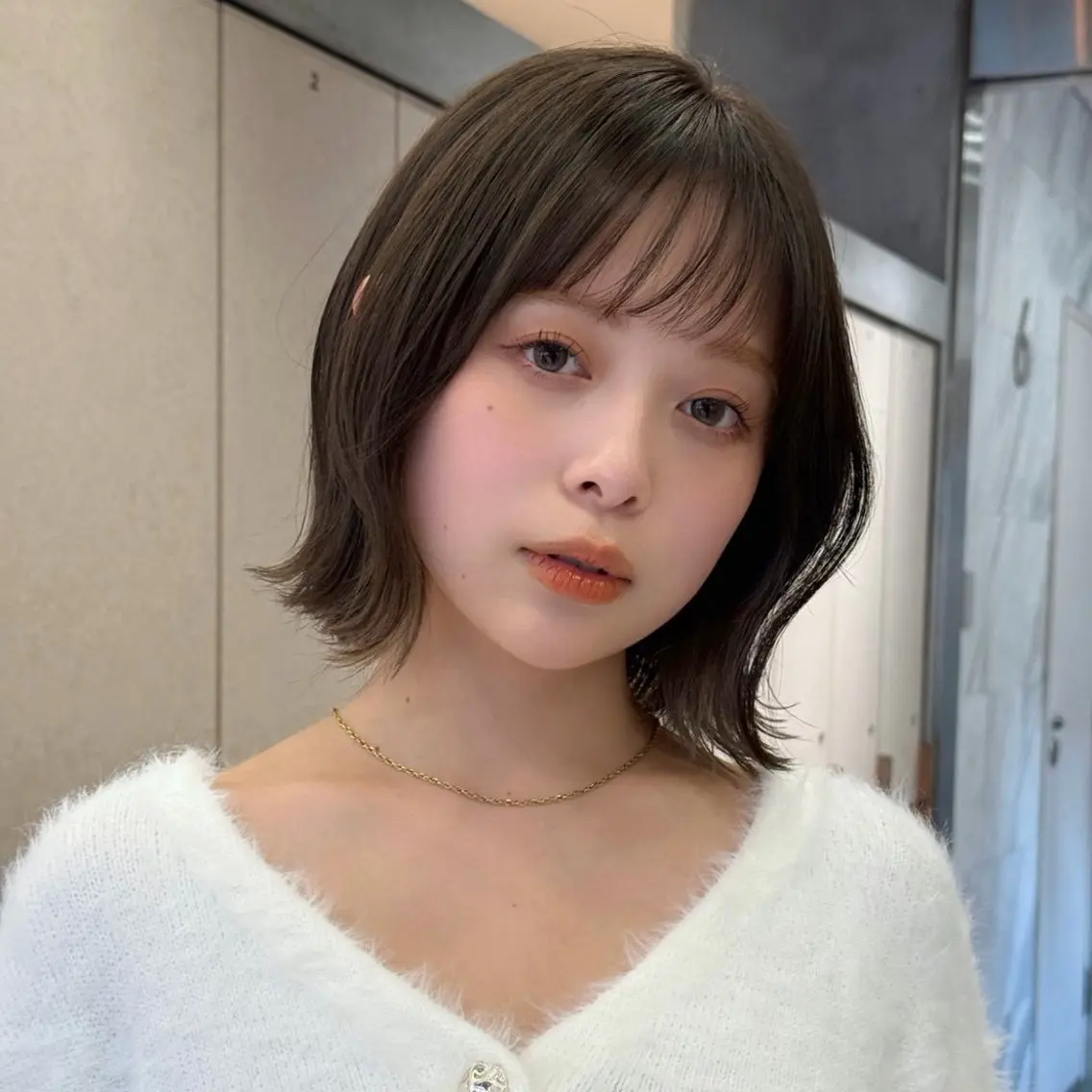 ショート カット ヘアカラー トリートメント 🌹ボブ/髪質改善 韓国ヘア🌹澤口龍成のヘアスタイル