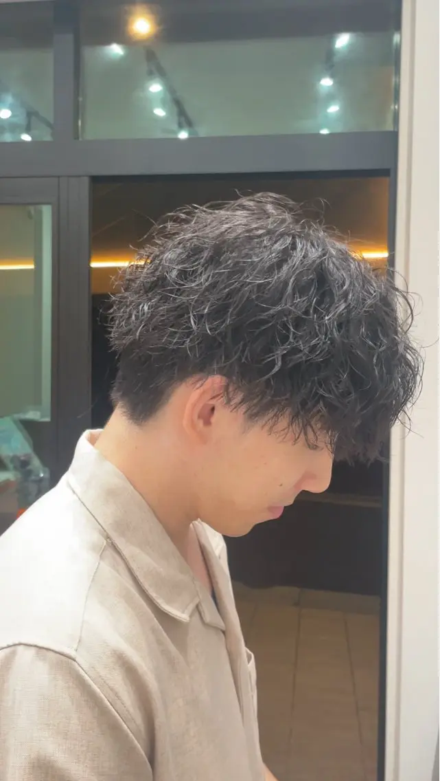 ショート パーマ メンズ fifth 菅崎愛斗のヘアスタイル