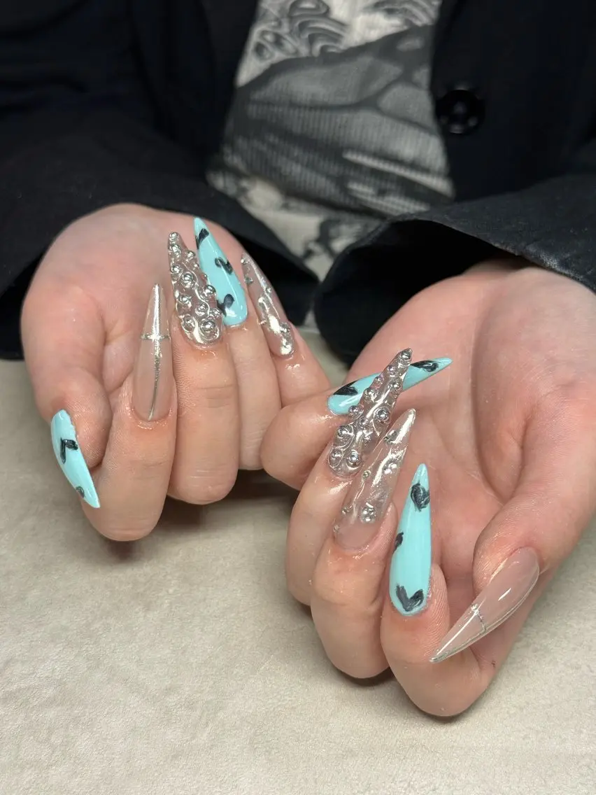 ネイル ロングネイル ハンドネイル WOLTOKYO渋谷 yunaのネイルデザイン