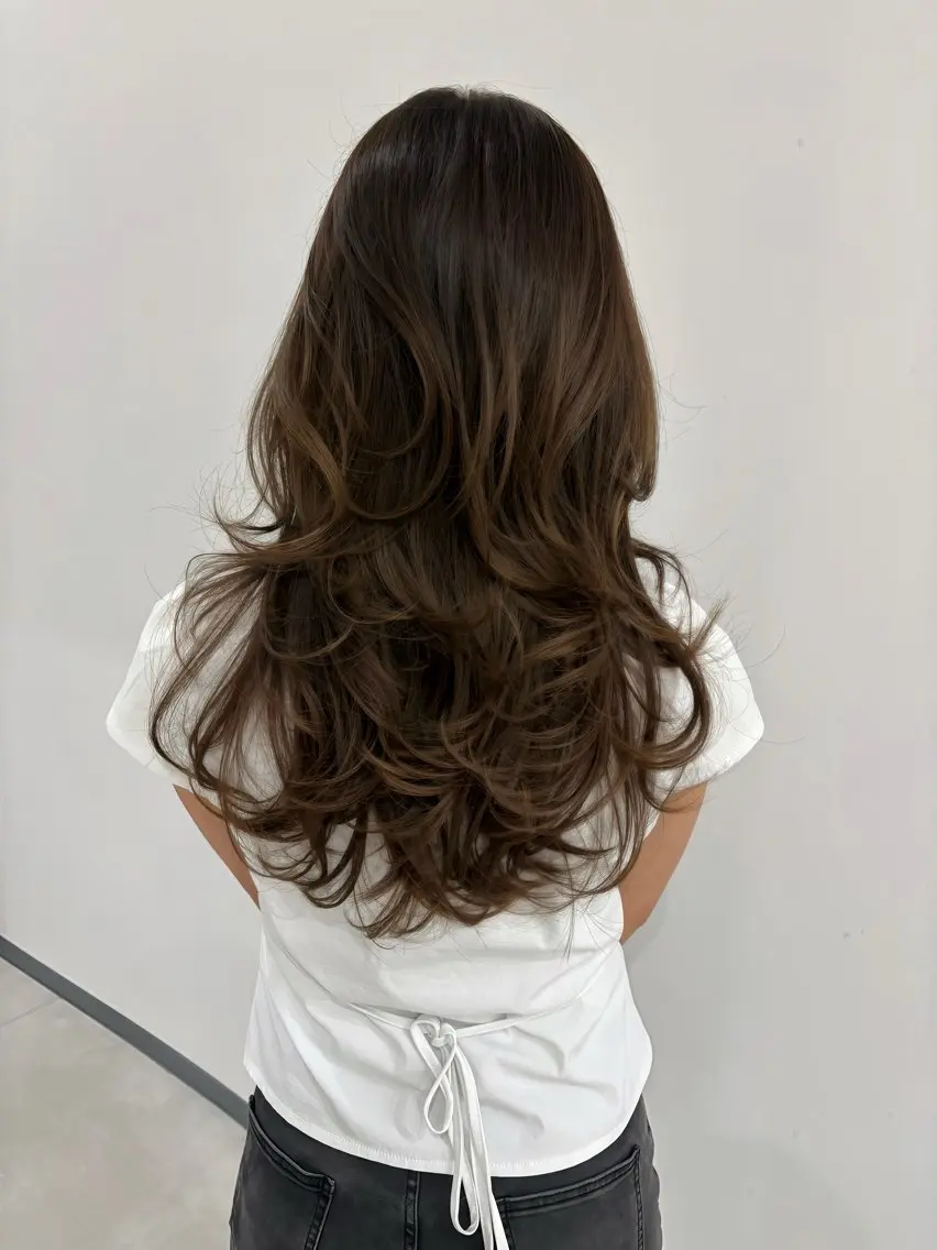 ロング カット ヘアカラー トリートメント 篠原 誠也 海外・エクステのヘアスタイル