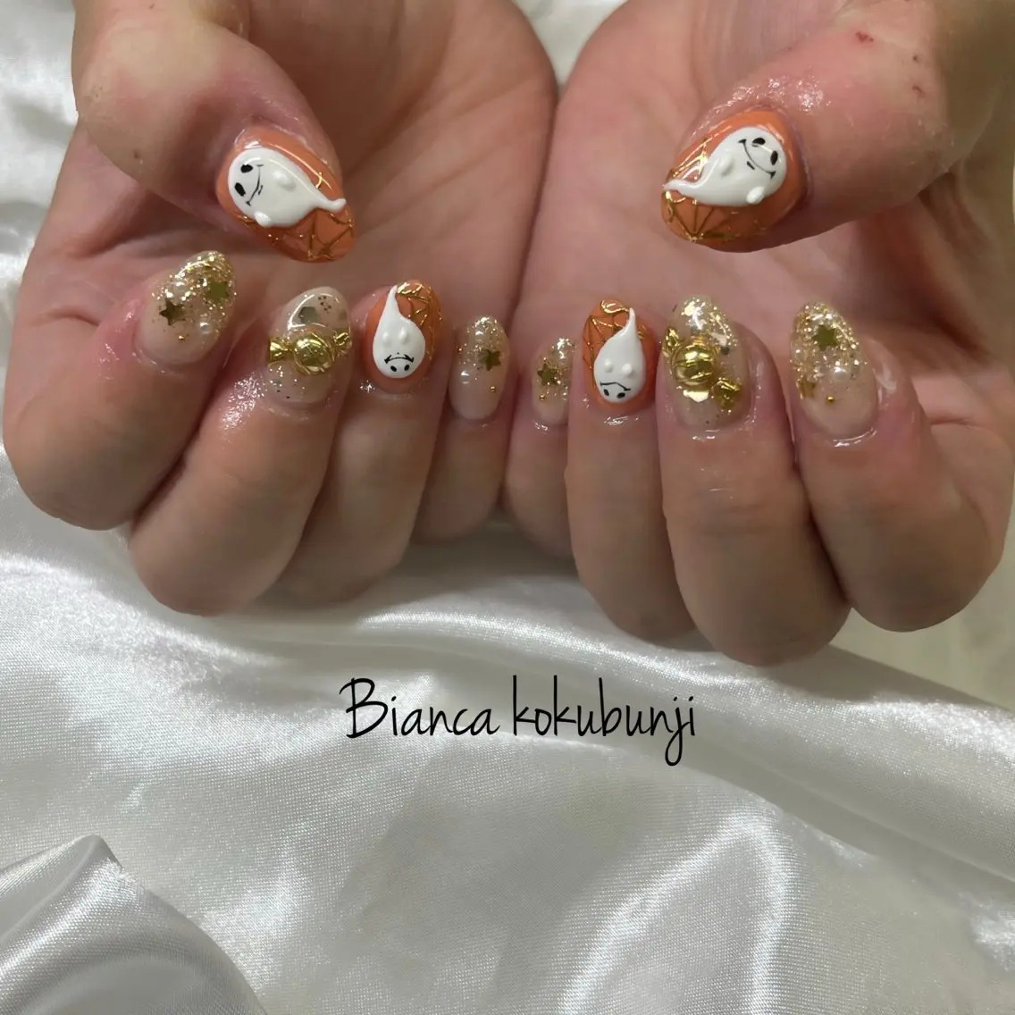 ネイル 持ち込み ハンドネイル Bianca☁国分寺 🤍店長/黒木愛美のネイルデザイン