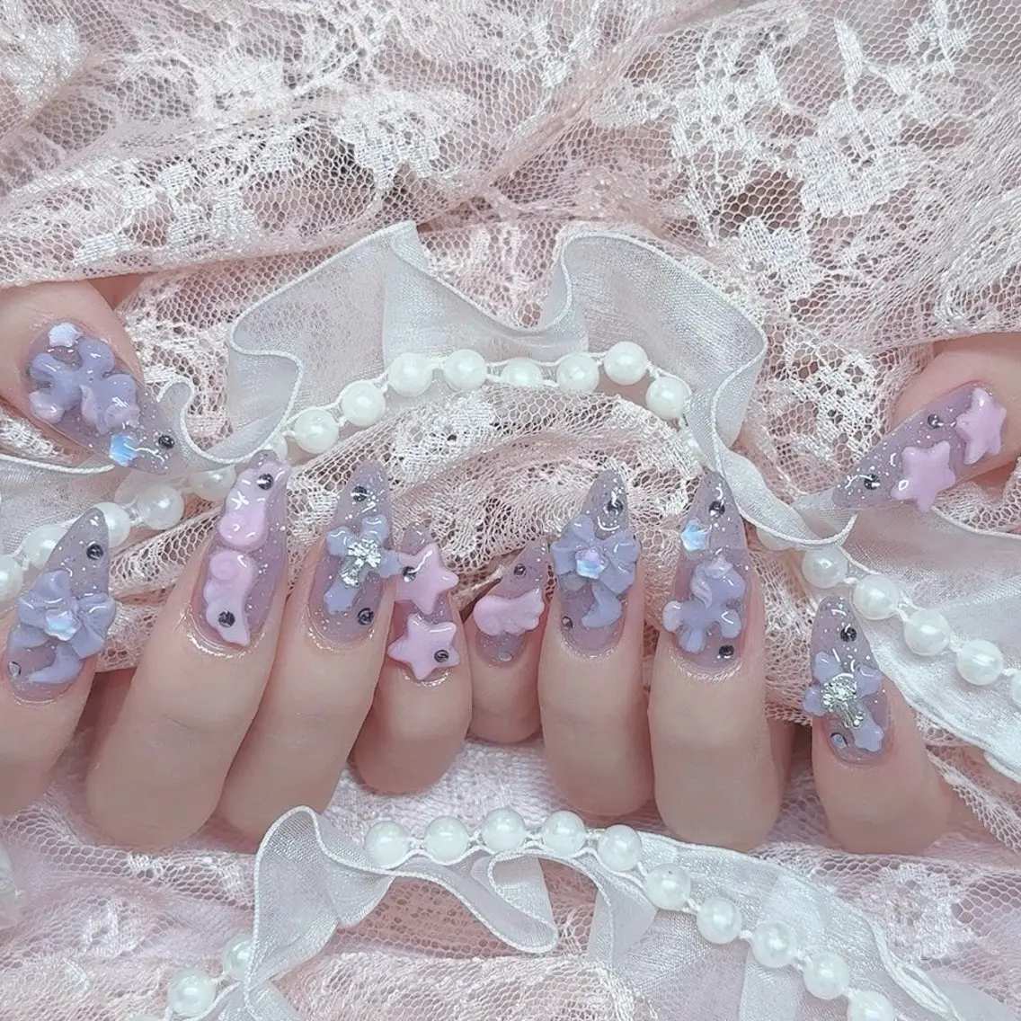 💥ミニモ限定【✨3D込90分ライトジェルコース】🧊初回ジェルオフ無料💖の写真