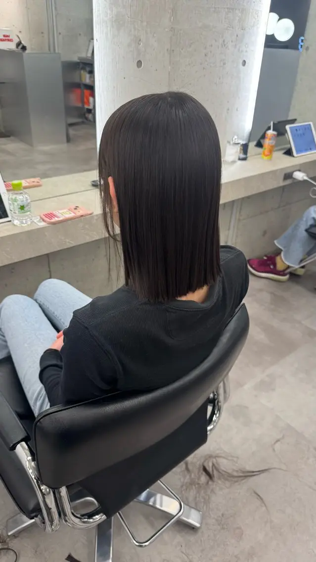ショート ボブ 長めボブ shio ハイトーン 💗【福岡天神】のヘアスタイル