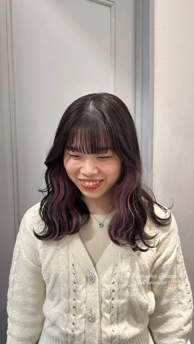 ミディアム カラー ヘアカラー naturalカラー / Rukaのヘアスタイル