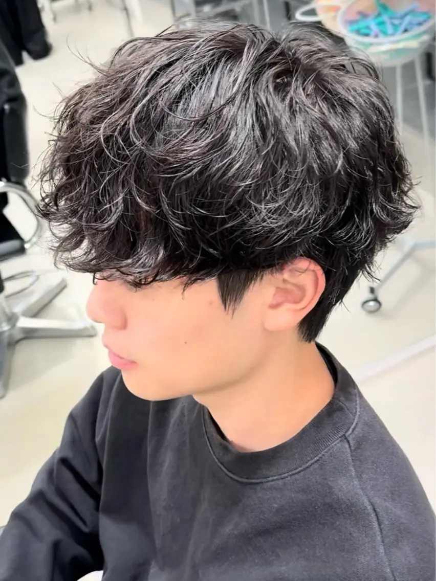 パーマ メンズ カット パーマ 後藤 拓未 fifth栄のヘアスタイル