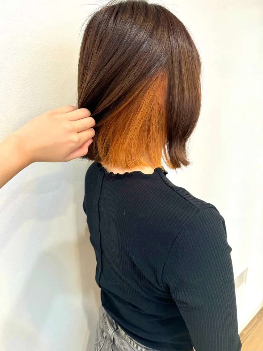 ミディアム カット ヘアカラー トリートメント 🌿‬Hanon 藤井よし乃🌿‬のヘアスタイル