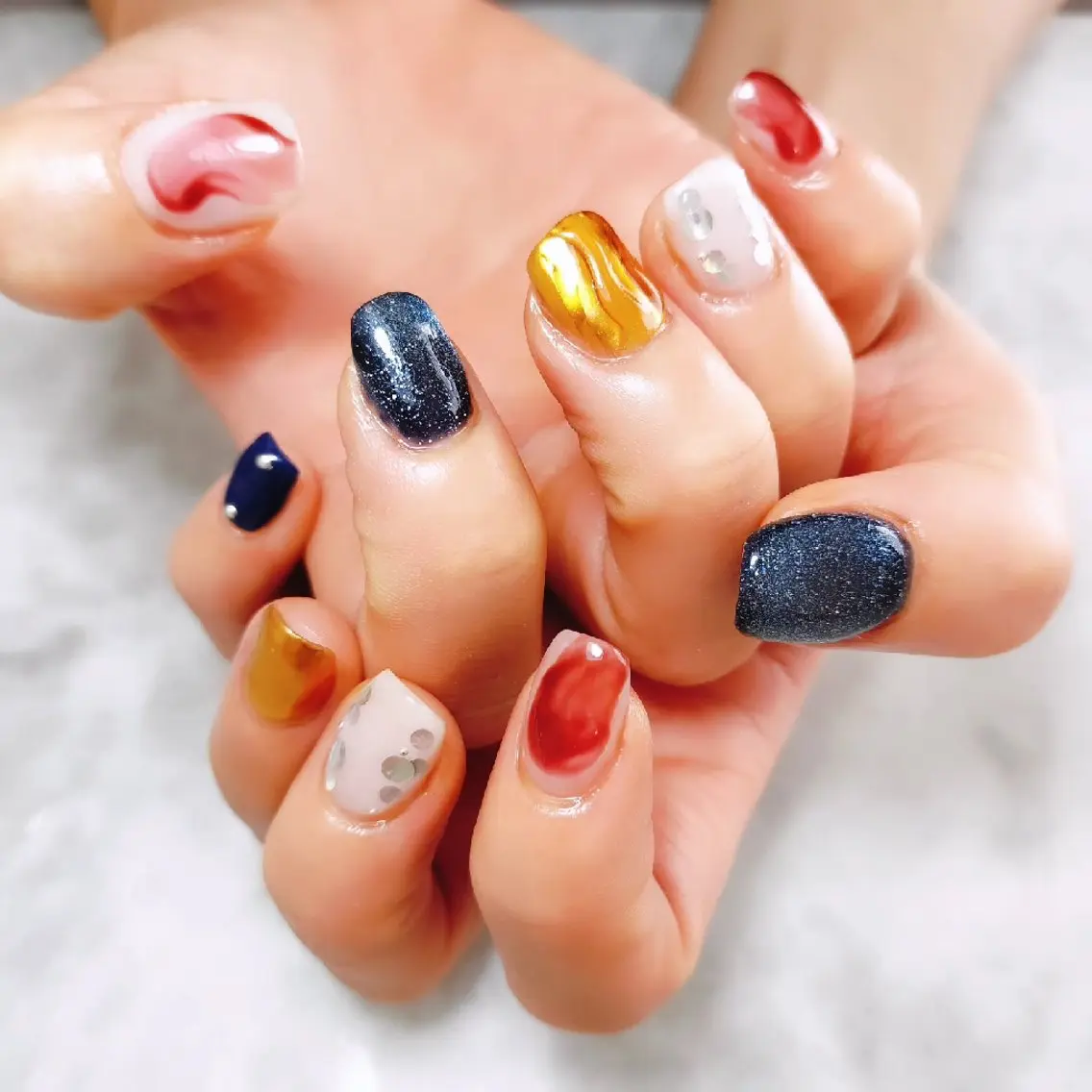 ネイル Railnail 寒川のネイルデザイン
