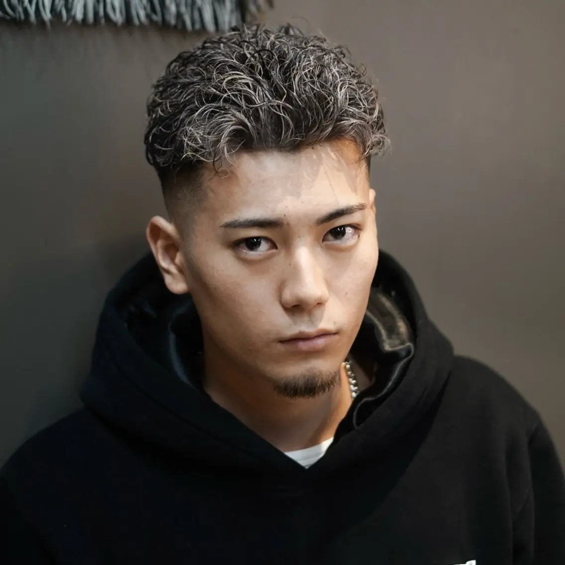 ショート カラー パーマ メンズ メンズメッシュ メンズパーマ メッシュ カット ヘアカラー パーマ 💈PRO SHOP WAVE 望愛💈のヘアスタイル