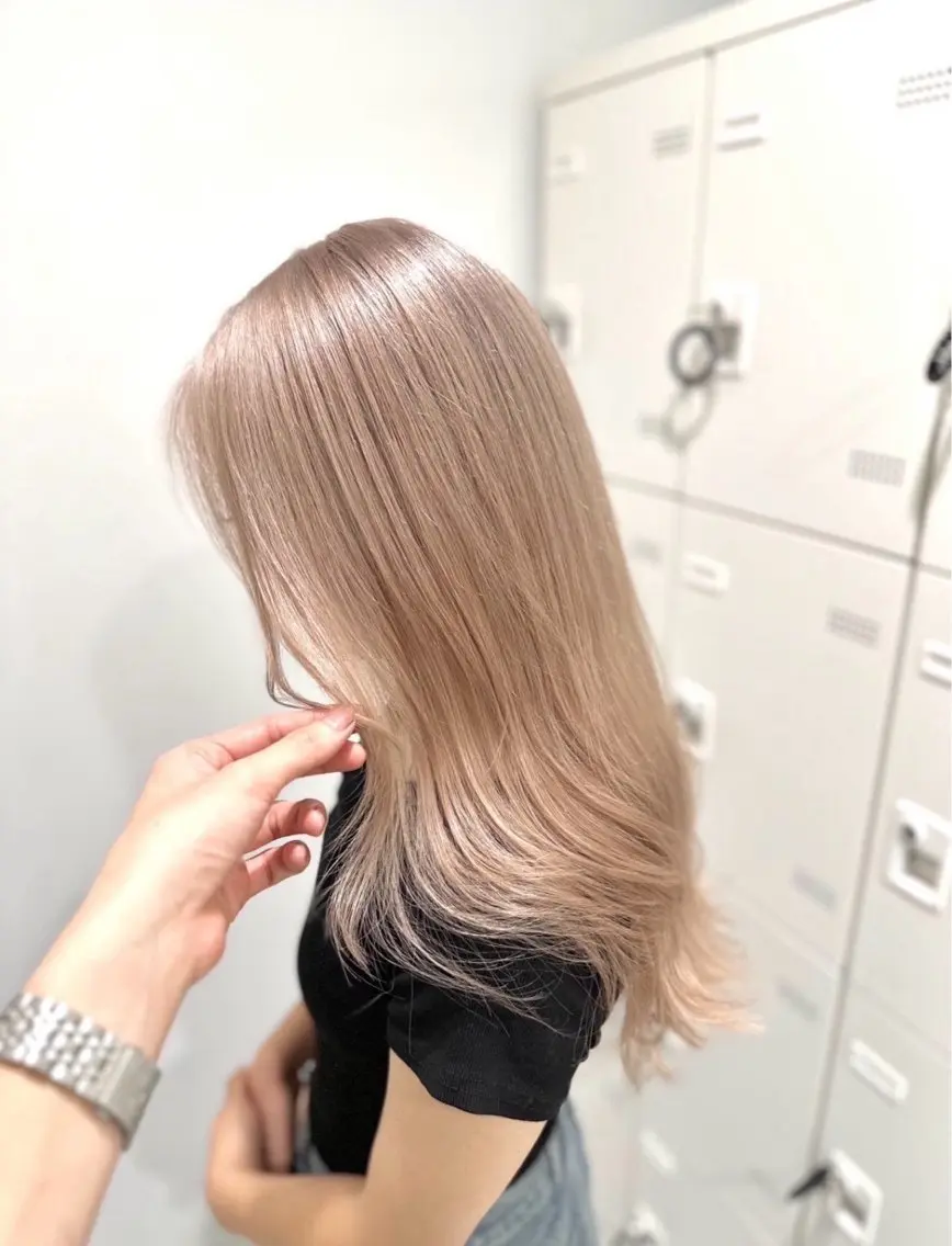 ロング カラー ヘアアレンジ 🦋艶出しワンカラー 🦋MASAKIのヘアスタイル