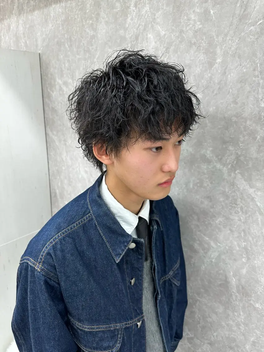 パーマ メンズ メンズパーマ カット パーマ 【メンズ特化美容師】 Toma🎯のヘアスタイル