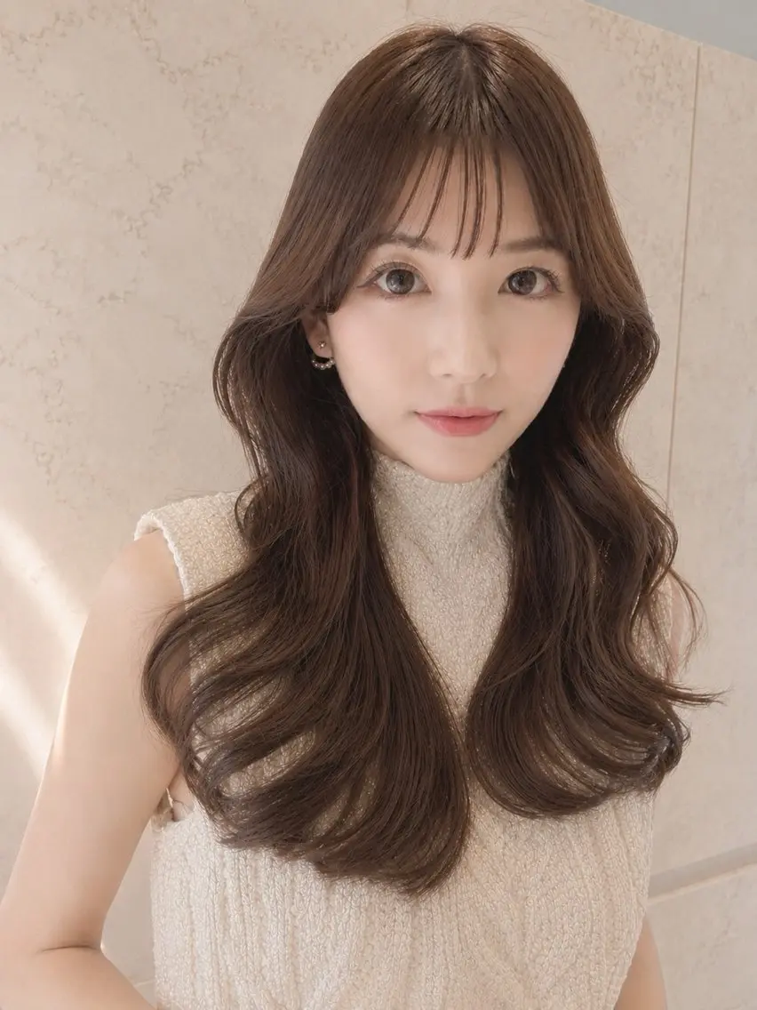 ロング レイヤー 翔のヘアスタイル