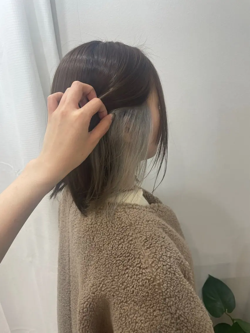 ミディアム ヘアカラー fenice natsumiのヘアスタイル