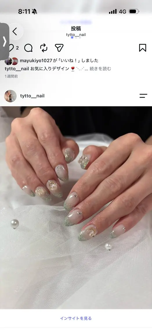 ネイル ハンドネイル tytto nail ❤︎‪‪eri‪‪のネイルデザイン