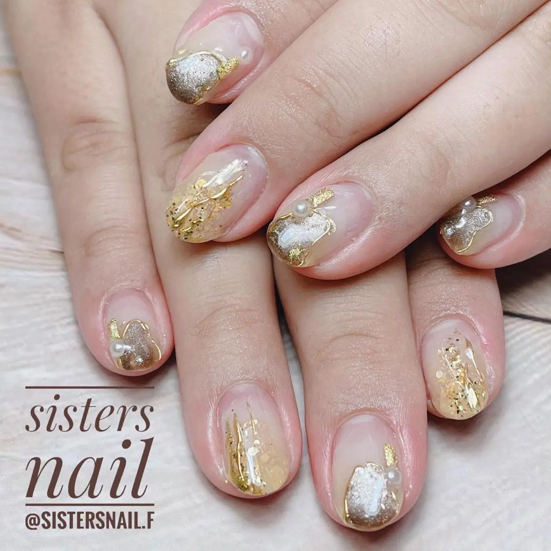 ネイル アートネイル ジェルネイル ニュアンスネイル オフィスネイル ストーンネイル sisters nail.fのネイルデザイン