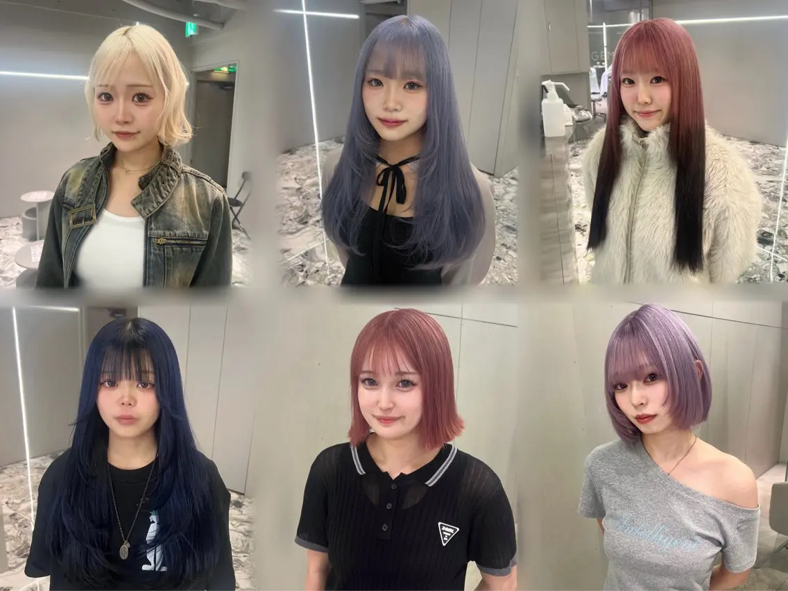 カラー ハイトーンカラー GEM/ hinanaのヘアスタイル