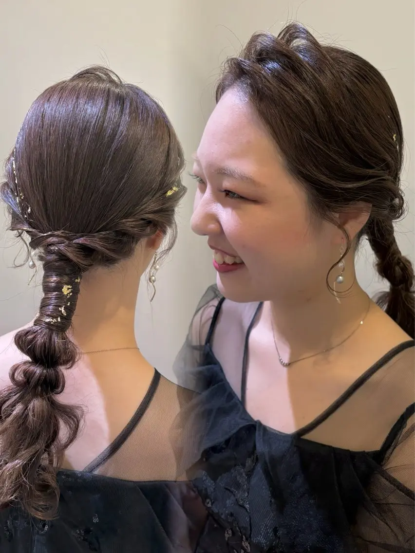 【早朝ヘアセット❷】［6:30​〜​7:59枠］必ず可愛くします🪄🤍ヘアセット¥5,500+早朝料金¥1,500の写真