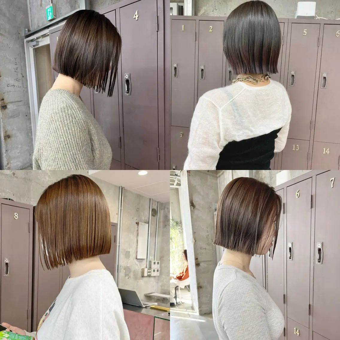 ミディアム 切りっぱなしボブ ボブ カット 小木曽智美 /ボブ/ショートのヘアスタイル