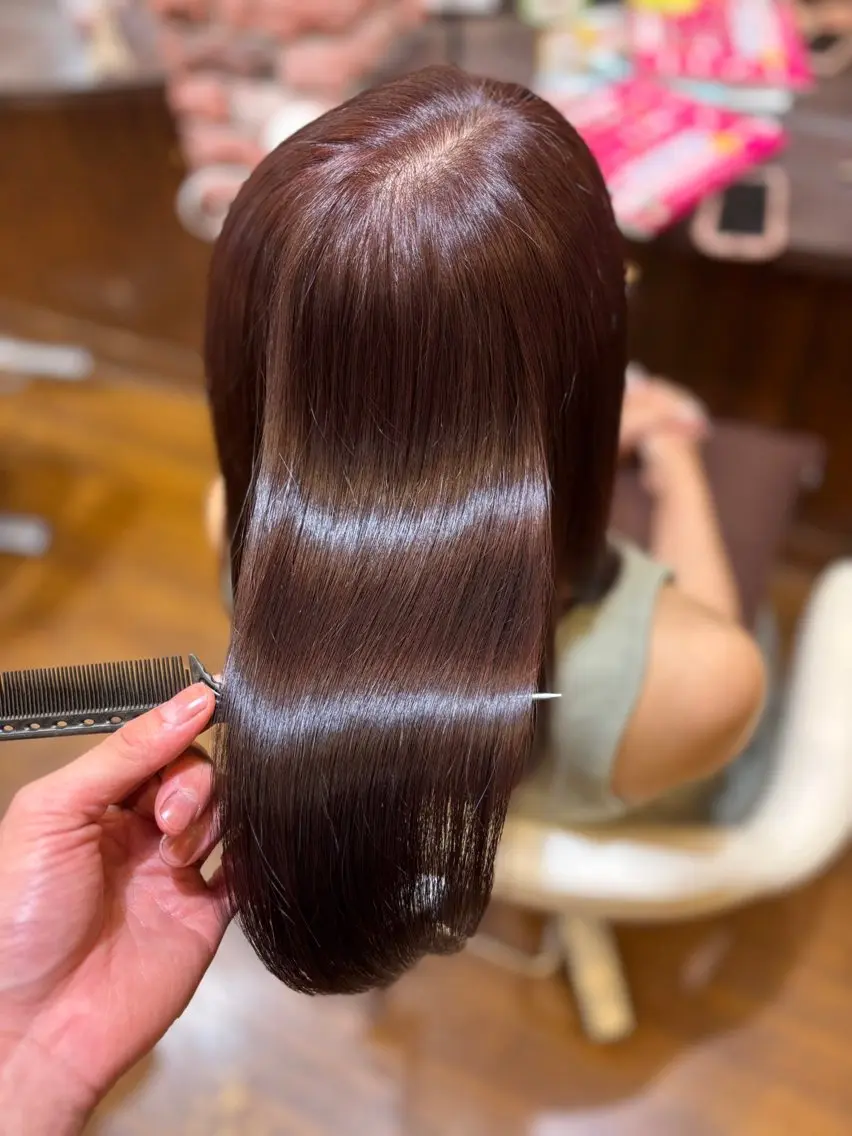 ロング カラー ヘアカラー トリートメント 片桐 巧貴のヘアスタイル