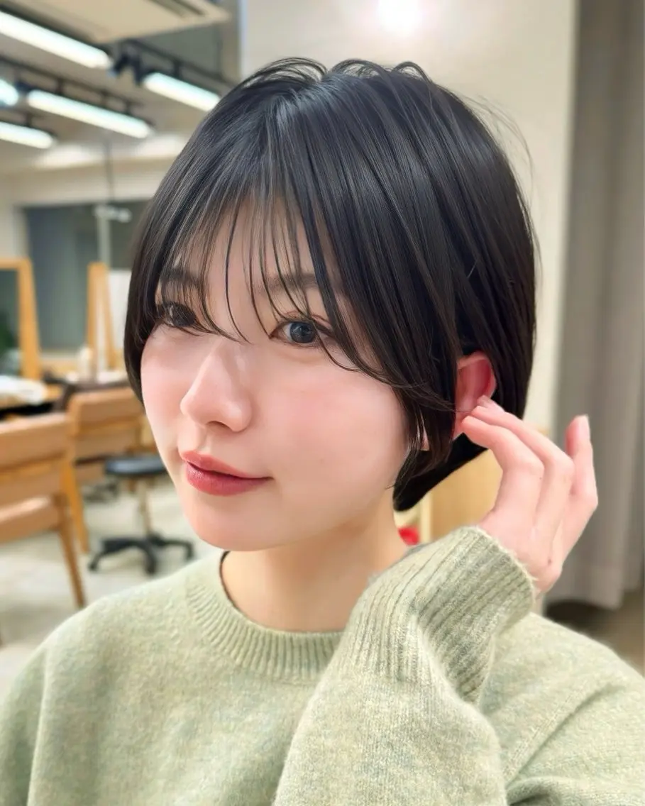 ショート カット ヘアカラー トリートメント 似合わせのプロ🌿 ショート/銀座/れんのヘアスタイル