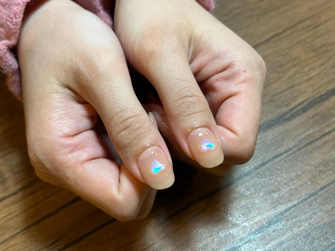 ネイル ハート ぷっくりネイル HENRIETTA NAILSALONのネイルデザイン