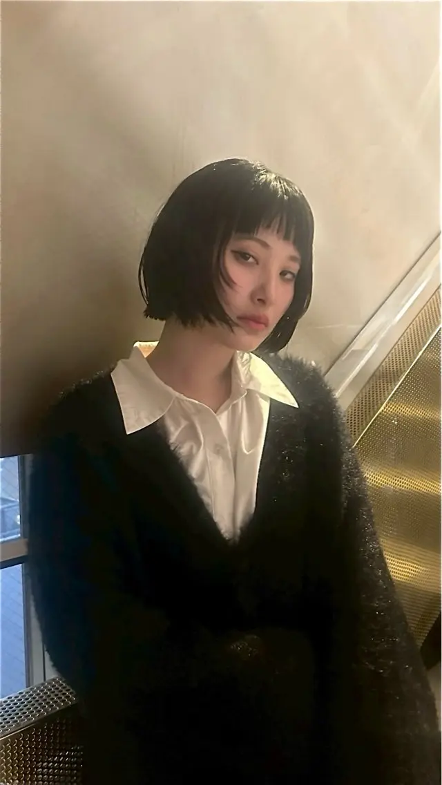 ミディアム 片山 和夢のヘアスタイル