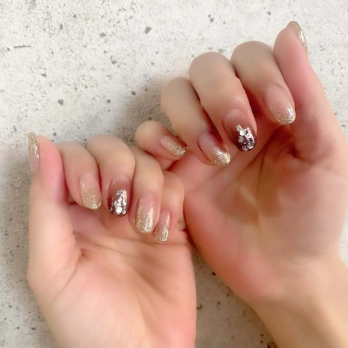 セミロング カラー パーマ ヘアアレンジ メンズ キッズ ネイル マツエク・マツパ アイブロウ ブラウンカラー 眉カラー カラーマツエク ブラウン フットネイル ハンドネイル Salon Ｋのネイルデザイン