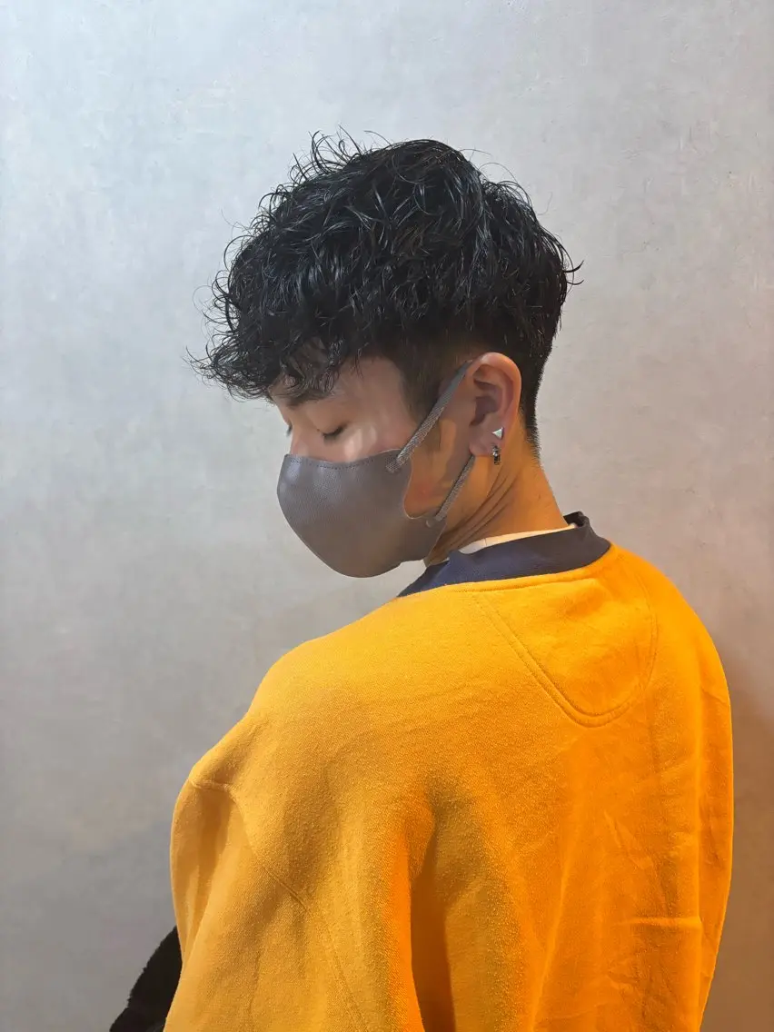 ショート メンズ カット パーマ mellow men 's MIZUKIのヘアスタイル