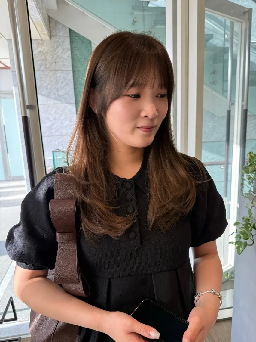ロング 縮毛矯正 表参道SHEA Am iのヘアスタイル