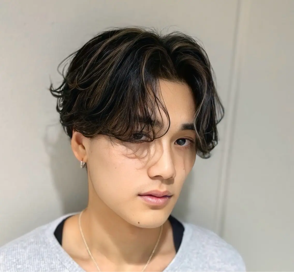 ショート パーマ メンズ カット パーマ 【メンズ特化】 池田大成✂︎のヘアスタイル