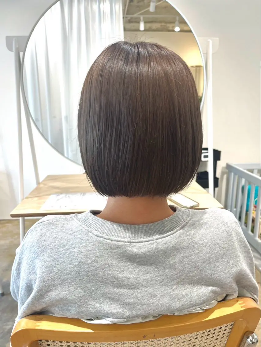 【OPEN記念】　髪質改善カラー+2STEPトリートメントの写真