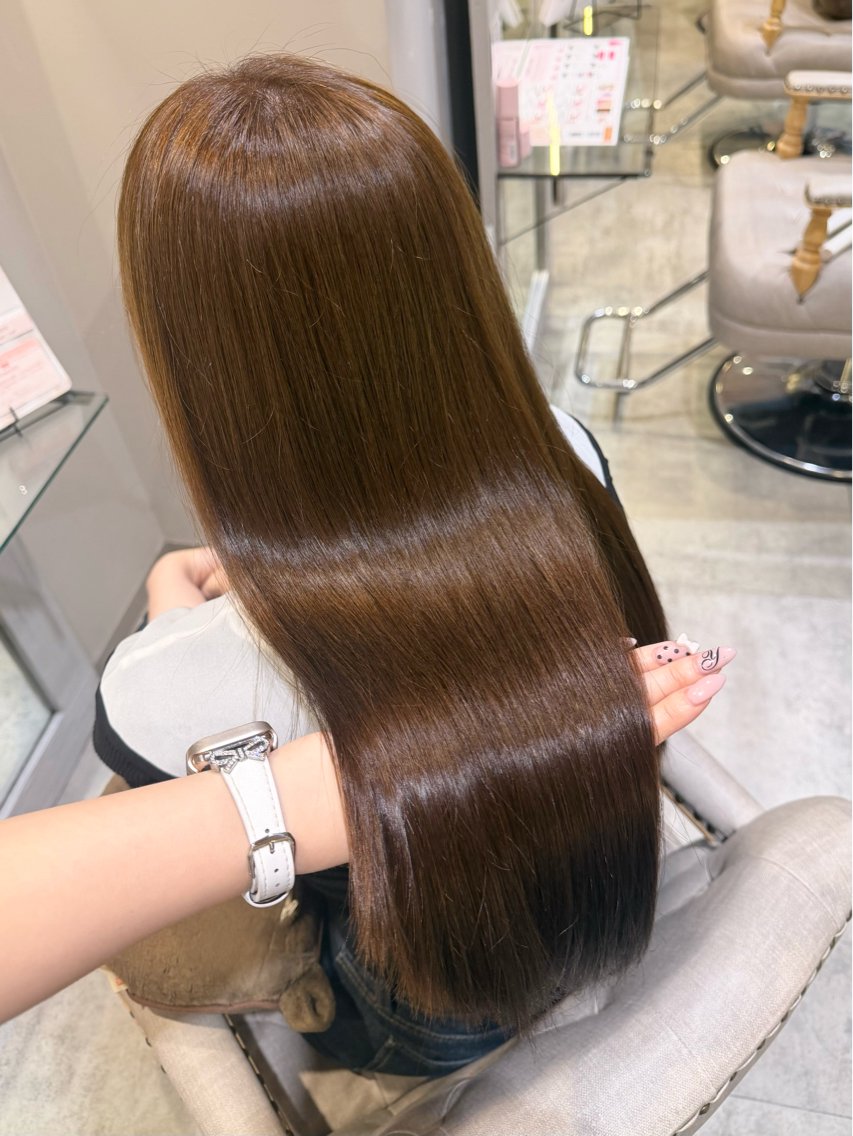 ロング カラー 🎀RINA艶カラー ／ナチュラルガーリーのヘアスタイル