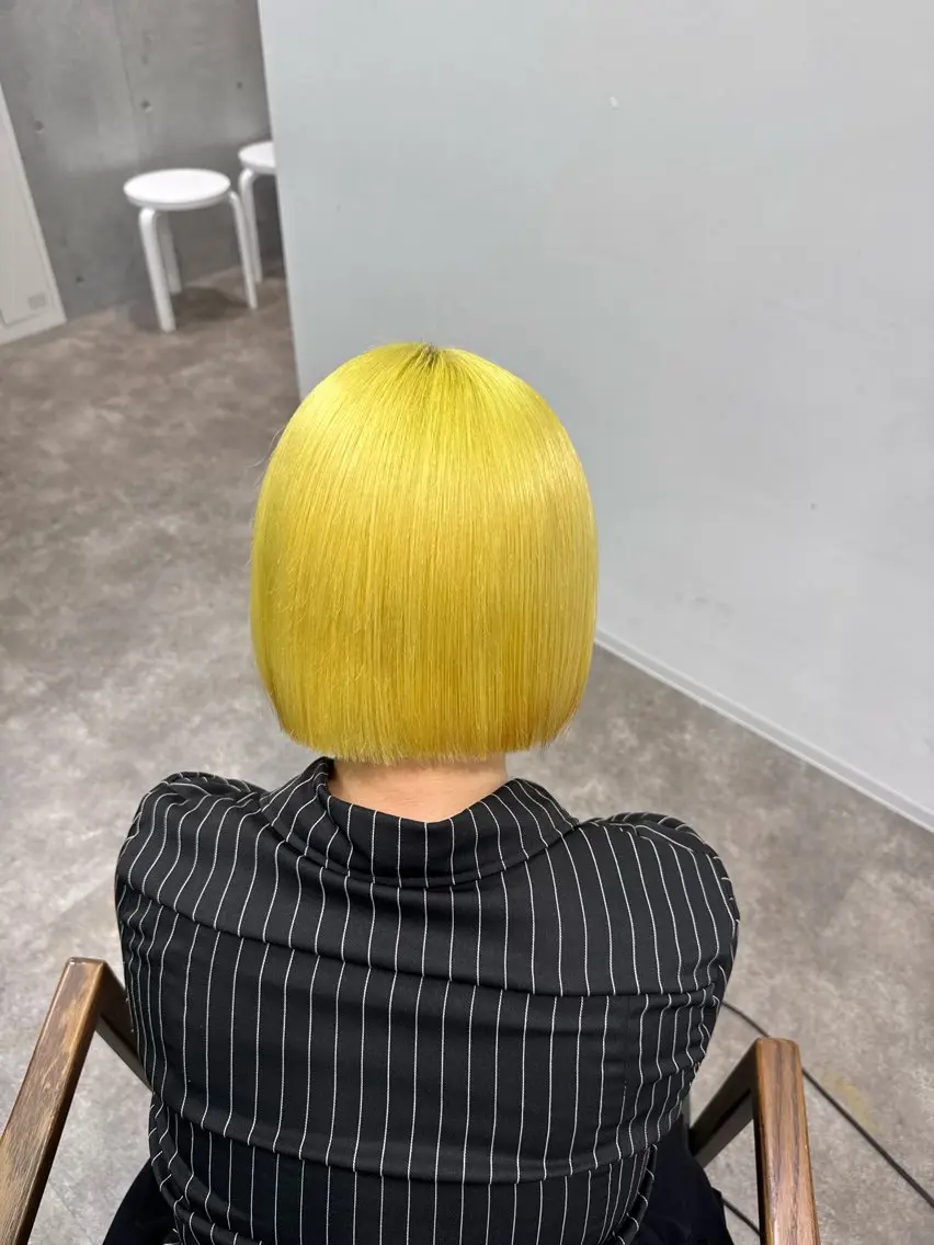 ショート カラー ヘアカラー ハイトーン/ピンク カラー/めい🎀のヘアスタイル