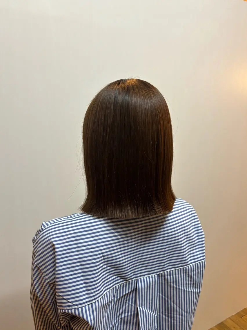 【縮毛人気No.2!】レディースカット+全体ダメージ軽減縮毛矯正✨の写真