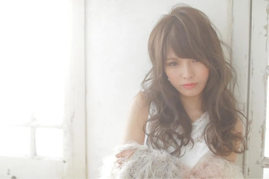 ロング カラー パーマ アッシュ アッシュブラウン ブラウンカラー カラー/髪質改善スペ シャリスト宮本 伸一のヘアスタイル