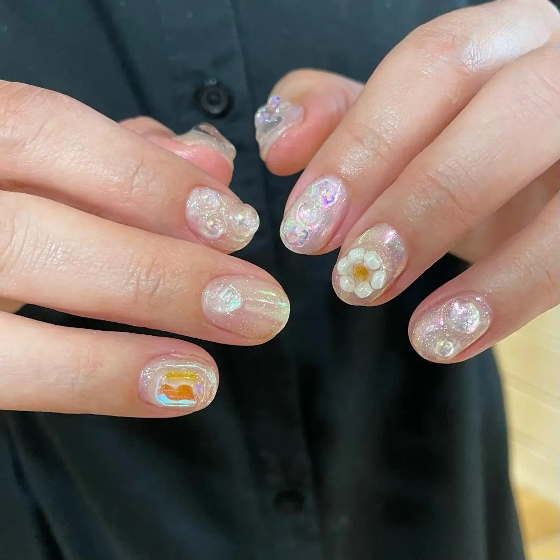 ネイル ハンドネイル 新井 ひなののネイルデザイン