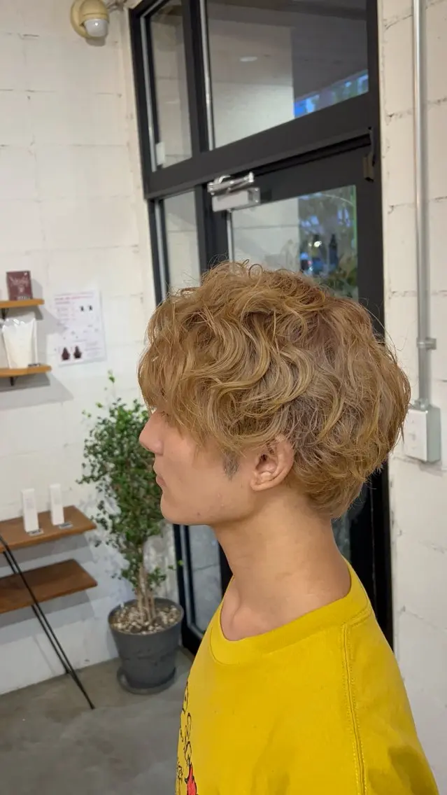 メンズ 1回で綺麗になる 髪質改善 小山光のヘアスタイル