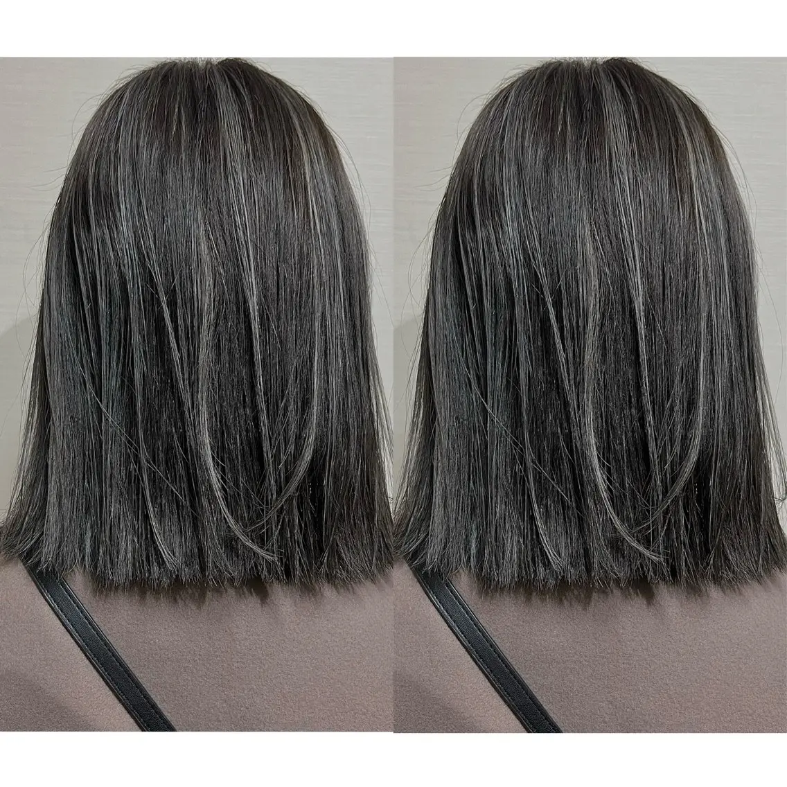 カラー 切っぱなし💇‍♀️ イヤリング🎨龍之介のヘアスタイル