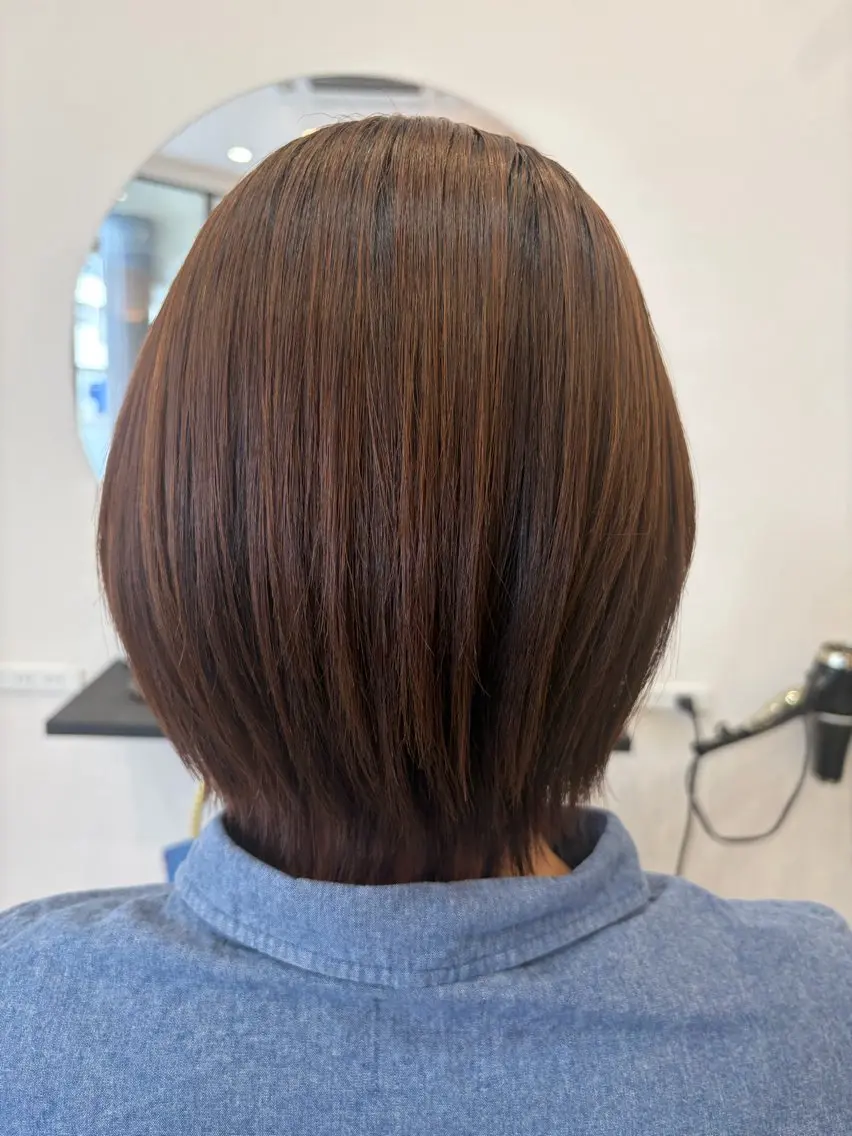 ショート カット 縮毛矯正 finch✦ shoko🩶のヘアスタイル