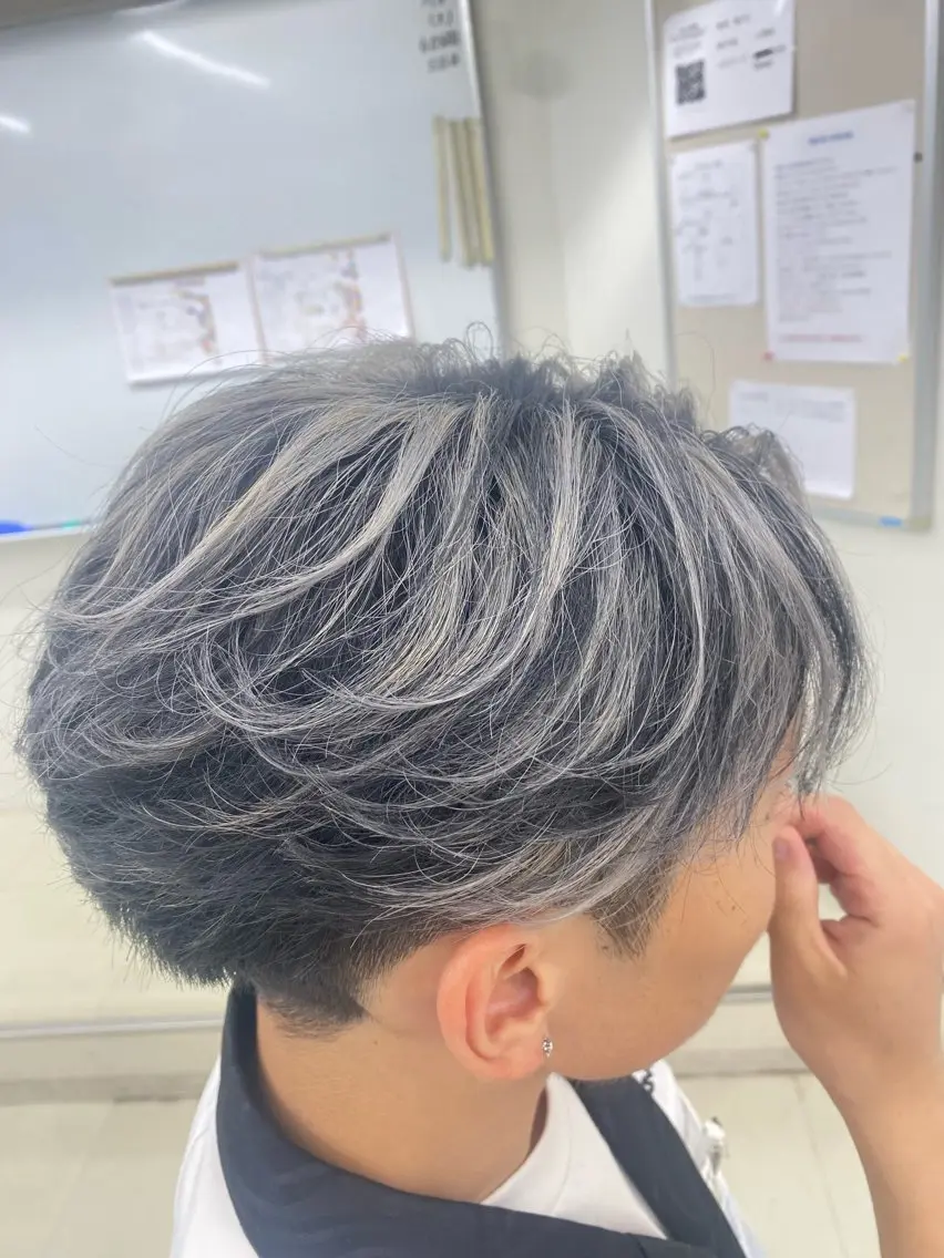 メンズ センターパート 🚹相模大野メンズ 特化/海里のヘアスタイル