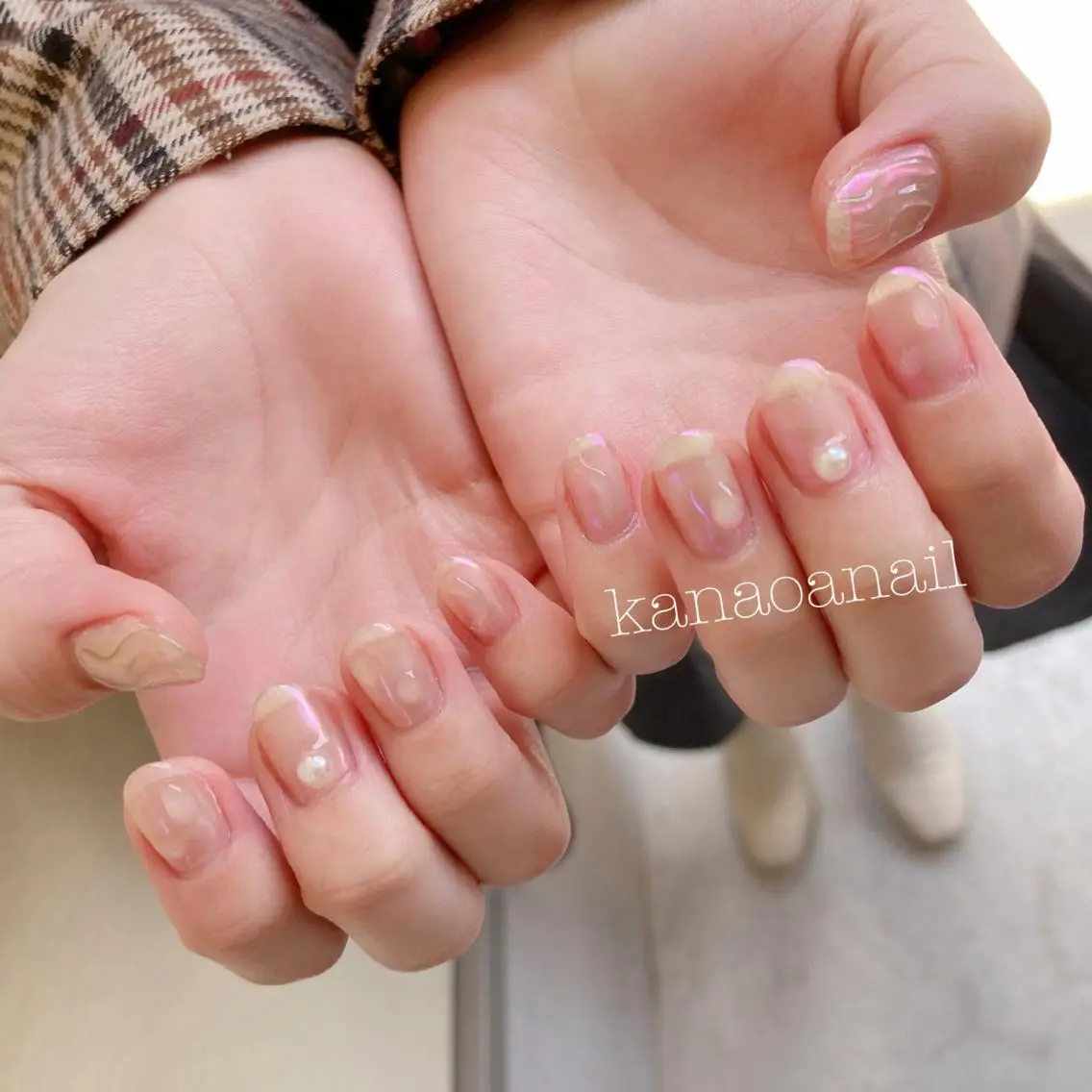 ネイル 地爪育成💅 kanaoanailのネイルデザイン