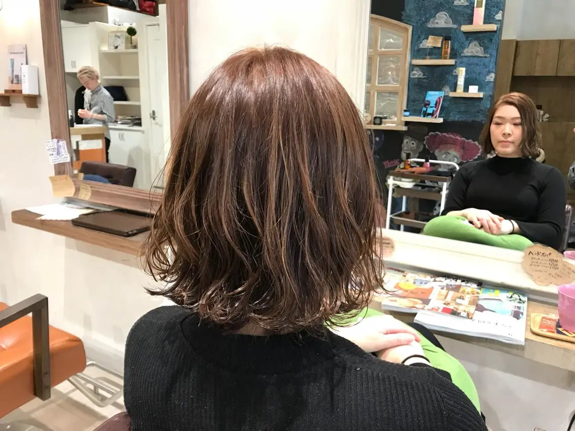 ショート カラー ベージュカラー ボブ メンズ指名多数!! 田島史也のヘアスタイル