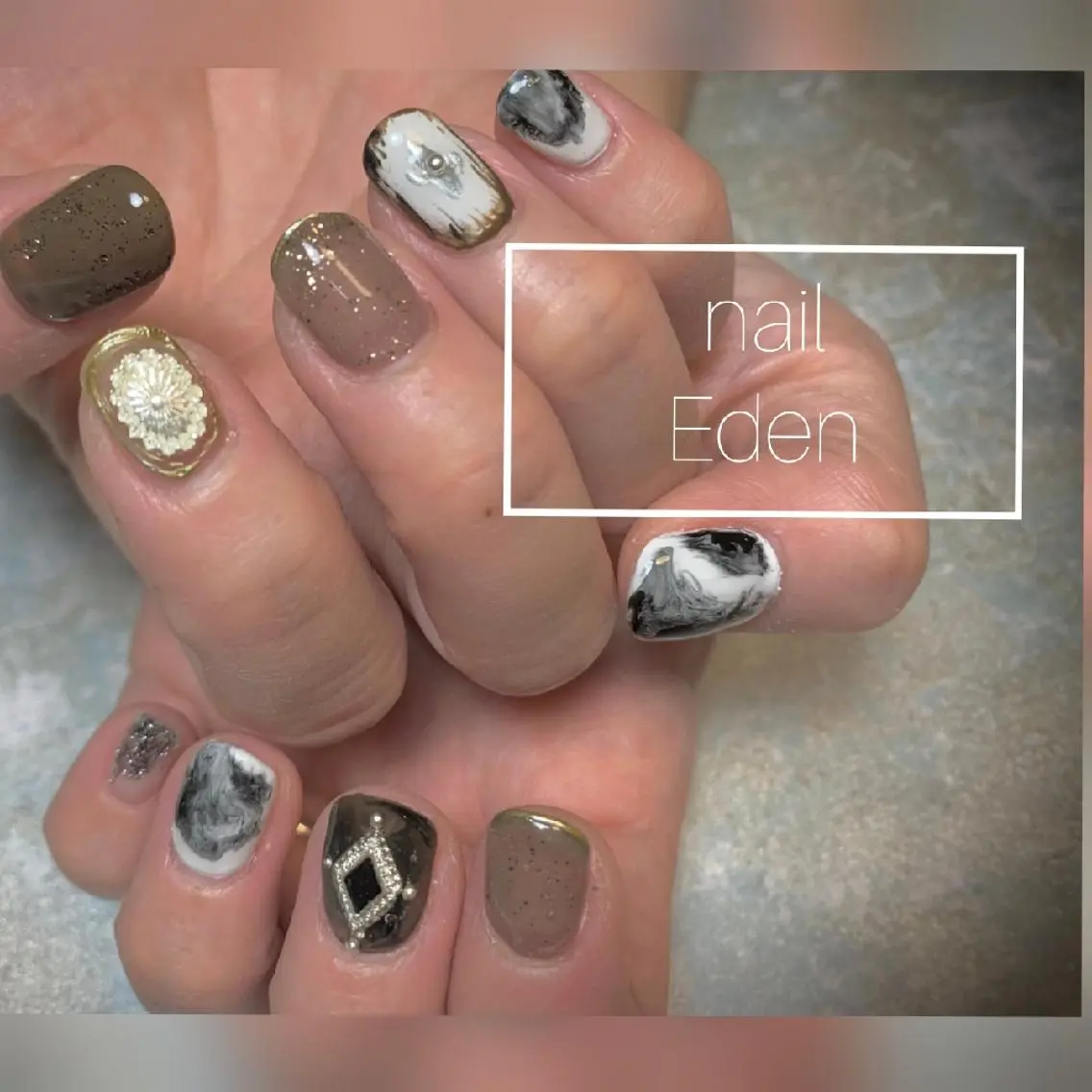 ネイル 持ち込み Eden ♾️のネイルデザイン